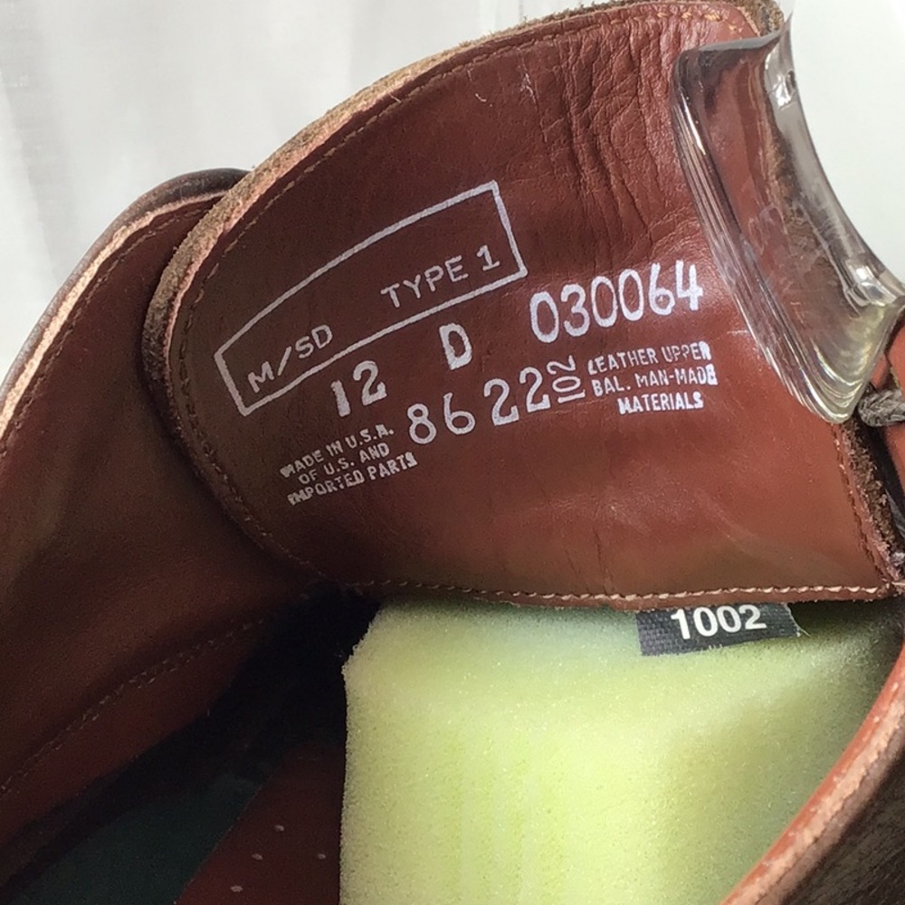 🇺🇸Red Wing Shoes Brown Leather Pebble Finish Lace Up Slip Resistant Sz.12 - Picture 2 of 13